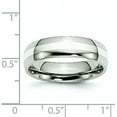 thumbnail image 6 of Chisel Stainless Steel with Sterling Silver Inlay Polished 6.2mm Band - Ring Size 9.5, 6 of 8