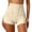 Beige, variant on Women's Lace Waist Cincher with Seamless Mid Rise Briefs for Breathable Shaping Panties for Control and Lifting Ride Up and Comfortable Everyday Wears Womens Underwear Set Candy Underwear