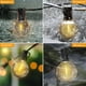 thumbnail image 2 of Luces de hadas para exteriores, impermeables, para interiores y exteriores, de color blanco cálido, 7,6 m, 12 bombillas para jardín, terraza y eventos, 2 of 5