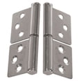 thumbnail image 3 of 3 Inch Silver Tone Stainless Steel 360 Degree Rotating Window Door Flag Hinge 8 Pieces, 3 of 8