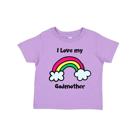 

Inktastic I Love My Godmother Gift Toddler Boy or Toddler Girl T-Shirt