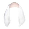 thumbnail image 1 of Peluca de gorro calvo para fiesta de disfraces, peluca con pelo a los lados, larga, calva, científica loca para Halloween, actuación en escenario Blanco, 1 of 8