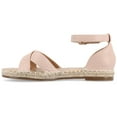 thumbnail image 3 of Journee Womens Lyddia Espadrille Flat Sandals, Widths Available, 3 of 9