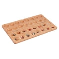 thumbnail image 2 of Juego de mesa Mancala plegable de madera para la familia, juego de mesa, juego de viaje, juego clásico para 2 jugadores, 65 piedras para adultos,, 2 of 9