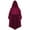 Burgundy, variant on TiaoBug Unisex Kids Hooded Capes High-Low Long Cloak with Hood for Halloween Party Dress Up Black 8-10