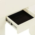 thumbnail image 3 of Mira Cream High Gloss Console Table, 3 of 9