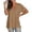 t shirts 93#Khaki, variant on oqasdz Women's T Shirts V Neck Short Sleeve Solid Color Side Slit Loose Soft Breathable Tee Top for Daily Homewear Casual Summer Tshirt
