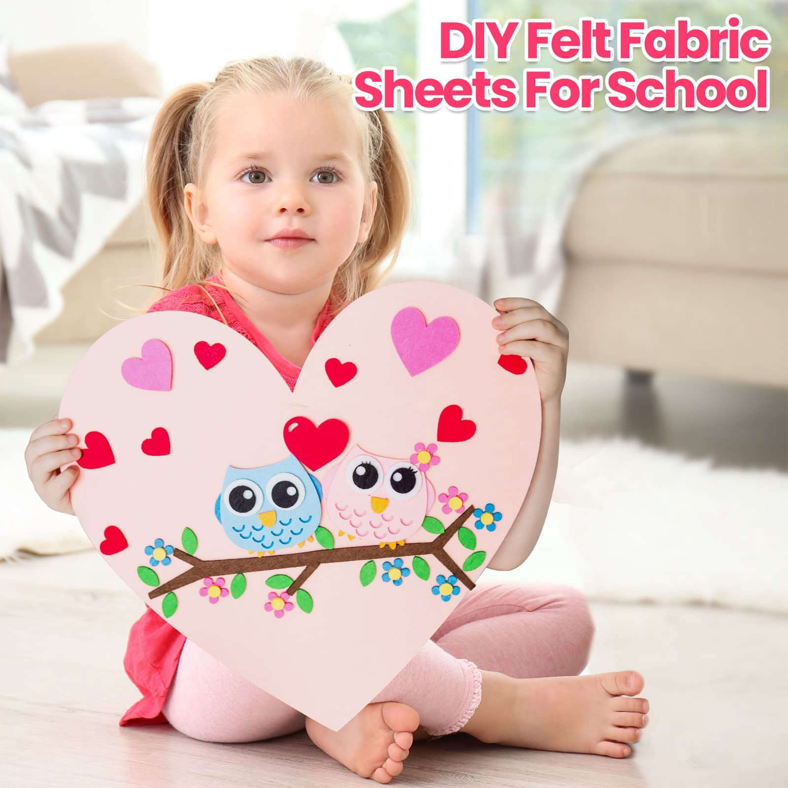 120pcs Felt Sheets Bulk, 12 x 8 inch Thick Soft Felt Fabric Sheet, 40 Assorted Colors for DIY Crafts Sewing Patchwork