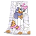 thumbnail image 3 of Manta Daisy Duck ligera y acogedora para sofá cama, de franela súper suave, de microfibra, para viajes, para todas las estaciones, para adultos y niños, 80 x 60 pulgadas, 3 of 8