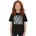 thumbnail image 3 of 4 out of 3 Struggle Math Nerd Humor Crewneck T Shirts Boy Girl Teen Brisco Brands L, 3 of 6