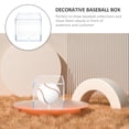 thumbnail image 4 of Decorative Baseball Box Household Baseball Holder Transparent Baseball Case Baseball Accessory, 4 of 8