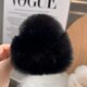 thumbnail image 1 of YHJ New Rabbit Hair Square Plush Hair Clips Ponytail Cute Crab Hair Clip Winter Hair Clip for Girl Shark Clip Hair Accessories, 1 of 5