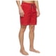 thumbnail image 4 of Traje de baño Nautica para hombre, estándar, liso, de secado rápido, rojo, 4 of 4