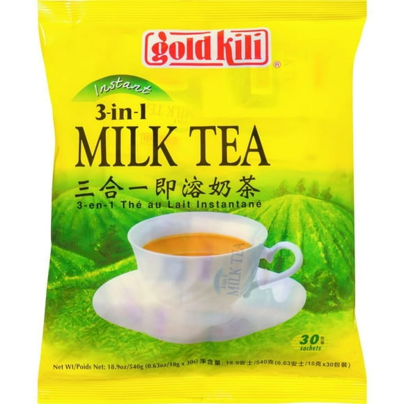 Generic 1 Pack - Instant Milk Tea 3 in 1 - Tra Sua Hoa Tan 3 Trong 1-30 Sachets per Bag x 1 Bag per Order - Product of Singapore