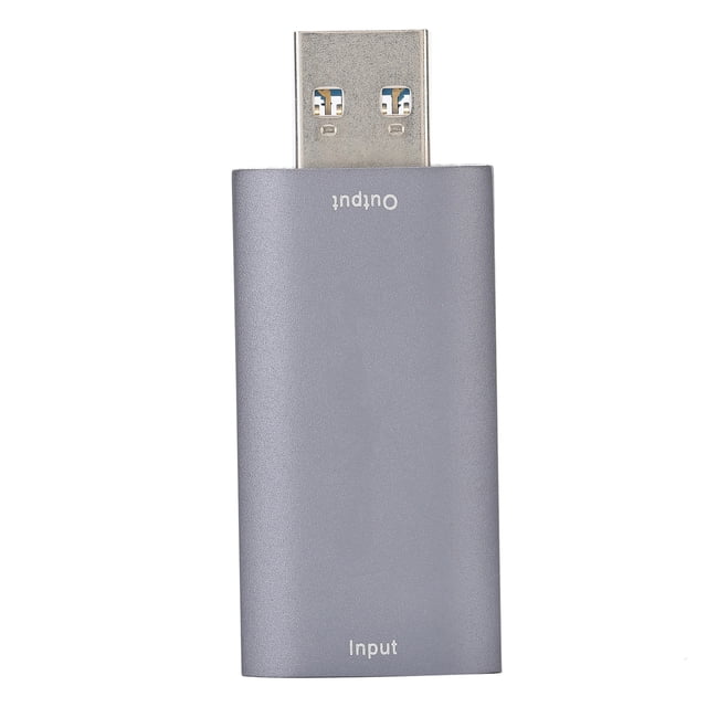 Audio Video Capture, 1080P Otput HD Capture, HD Collection 1080P Video Grabber Live Streaming Video Conference for High Definition Acquisition Live Broadcasting
