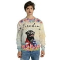 thumbnail image 4 of Freedom Pug on Independence Day 4th of July All Over Print 3D Sweatshirt Unisex Merch Dog Lover Gifts - 01005, 4 of 6
