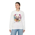 thumbnail image 4 of Unisex Floral Bear Sweatshirt, Animals Sweatshirt, Floral Sweatshirt, Art Design Sweatshirt, 4 of 72