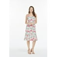 thumbnail image 2 of Hawaii Hangover Women's Hawaiian Mermaid Ruffle Dress XL Flamingo in Love, 2 of 5