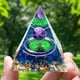 thumbnail image 3 of Ygjytge Pirámide Cristal Natural Obsidiana Cuarzo Piedra Curativa Chakra Reiki para El, 3 of 9