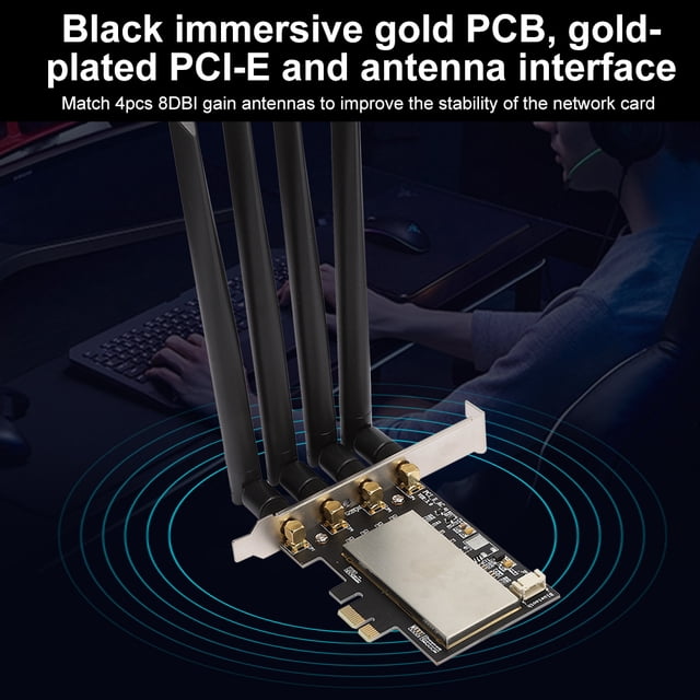 NGFF BCM94360CD Adaptador Ngff A PCI E Convertidor Desktop Tarjeta de Adaptación de Tarjeta de Red Inalámbrica