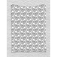 thumbnail image 1 of Black and White Tapestry, Monochrome Floral Composition in Hand-drawn Style with Curly Details, Wall Hanging for Bedroom Living Room Dorm Decor, 40W X 60L Inches, Black and White, by Ambesonne, 1 of 2
