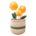 thumbnail image 1 of Lindos juguetes de peluche con plantas en maceta, muñeco suave de dibujos animados de 25 cm, adorno de mesa para Hongo naranja, 1 of 9
