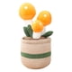 thumbnail image 1 of Lindos juguetes de peluche con plantas en maceta, muñeco suave de dibujos animados de 25 cm, adorno de mesa para Hongo naranja, 1 of 9