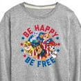 thumbnail image 3 of Paw Patrol - Americana - Be Happy, Be Free - Toddler & Youth Long Sleeve Graphic T-Shirt, 3 of 6