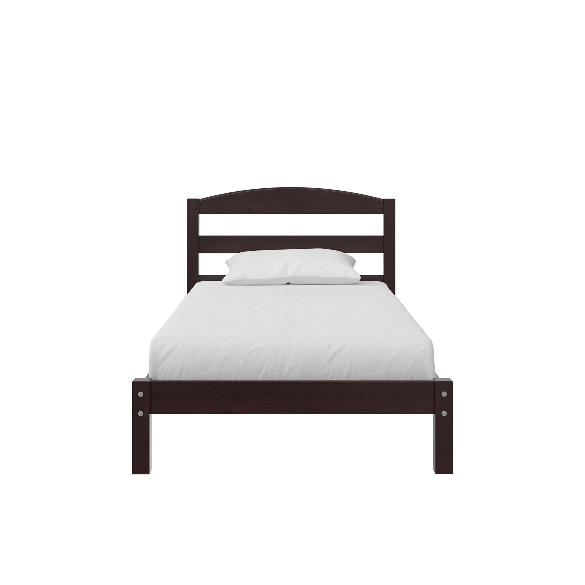 Better Homes & Gardens Leighton Kids Twin Size Bed, Wood Platform Bed Frame, Espresso
