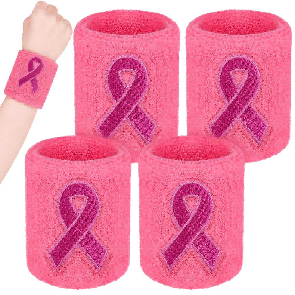 breast cancer sweat wristbands