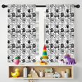 thumbnail image 5 of Blackout Kids Curtains,Football Words Pattern Childrens Insulated Curtains Set Of 2,Bedroom Essentials,Toddler Room Decor 42"x54", 5 of 5