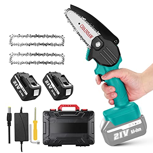 Mini Cordless Chainsaw Electric, Seesii 