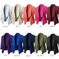 thumbnail image 3 of Chaquetas de Mujer, Trajes Pequeños / Mangas Largas con Solapa / Cárdigan Irfora Morado/XXXXL, 3 of 3