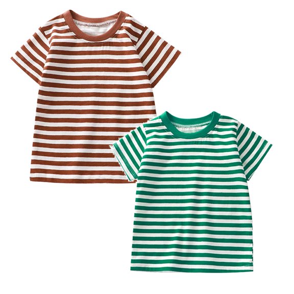 JUMESGU Toddler Girl Graphic Tees Toddler Boy Girl Kindergarten Graduation Shirt Kids Kindergarten T-Shirt Cute Tee Tops (Brown & Green,18-24 Months)
