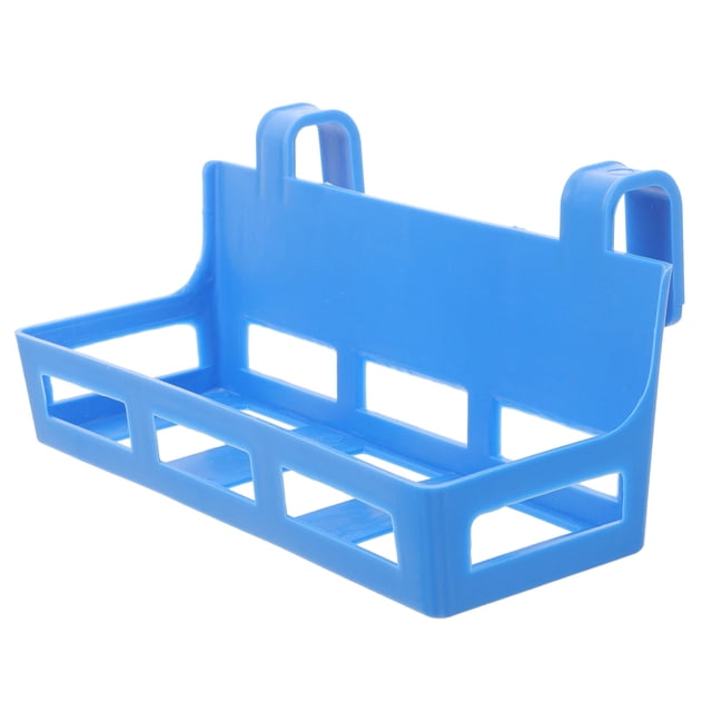 RUNROTOO Blue Plastic Lecture Platform Flower Basket for Conference Storage and Decorative Flower Stand