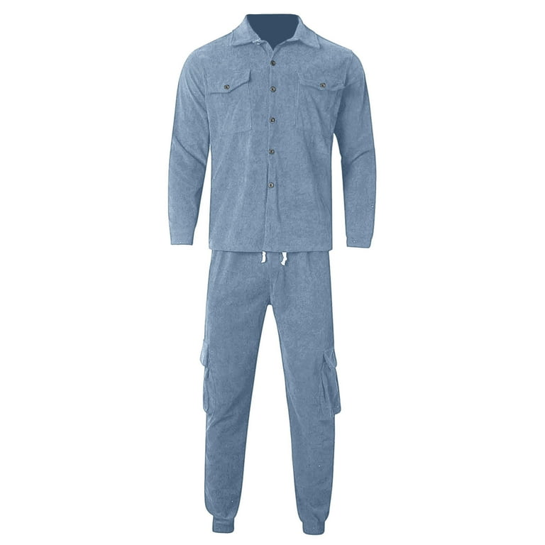 JIKNTTR Mens Tracksuit 2 Piece Outfits Sportswear Fashion