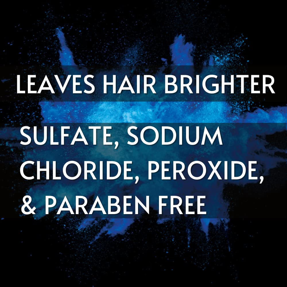 MyColorIn Color Depositing Shampoo (Vibrant Blue) - Sulfate & Paraben Free Hair Dye | Made in USA (8.5 Fl Oz)