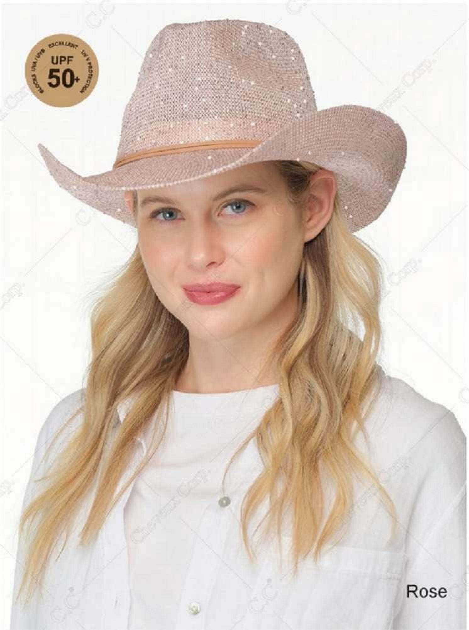 8646 Sparkly Sequin Cowboy Hat With Suede String Trim, Maroon Black Suede Cowgirl Hat with Maroon Rhinestones – BuddyLove  main image 3