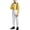 Outfit Sets - Yellow, variant on Samdudou Boys 2 Piece Formal Outfit Long Sleeve Button Down Shirt and Adjustable Suspenders Trousers Pants Set Gentleman Suit Wedding Guest Dress for Party and Speech