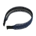 thumbnail image 5 of Unique Bargains 1 Pc Square Lace Headband 5.91"x4.53" Blue, 5 of 6