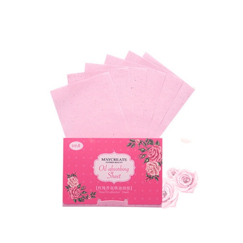 100sheets/pack Facial Oil Blotting Sheets Oil Absorbing Papers Face