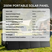 ALLPOWERS R2500 Portable Solar Generator Kit, 200W Foldable Solar Panel with 2500W 2016Wh LiFePO4 Portable Power Station, for Outdoor Camping, Home Backup, RV, Power Outage, [Shipping Separately]