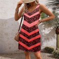 thumbnail image 6 of JULMCOMO Spring Dresses for Women Casual V Neck Summer T-Shirt Dress Striped Print Swimwear Cover Up Sleeveless Tank Dresses with Pocket, 6 of 6