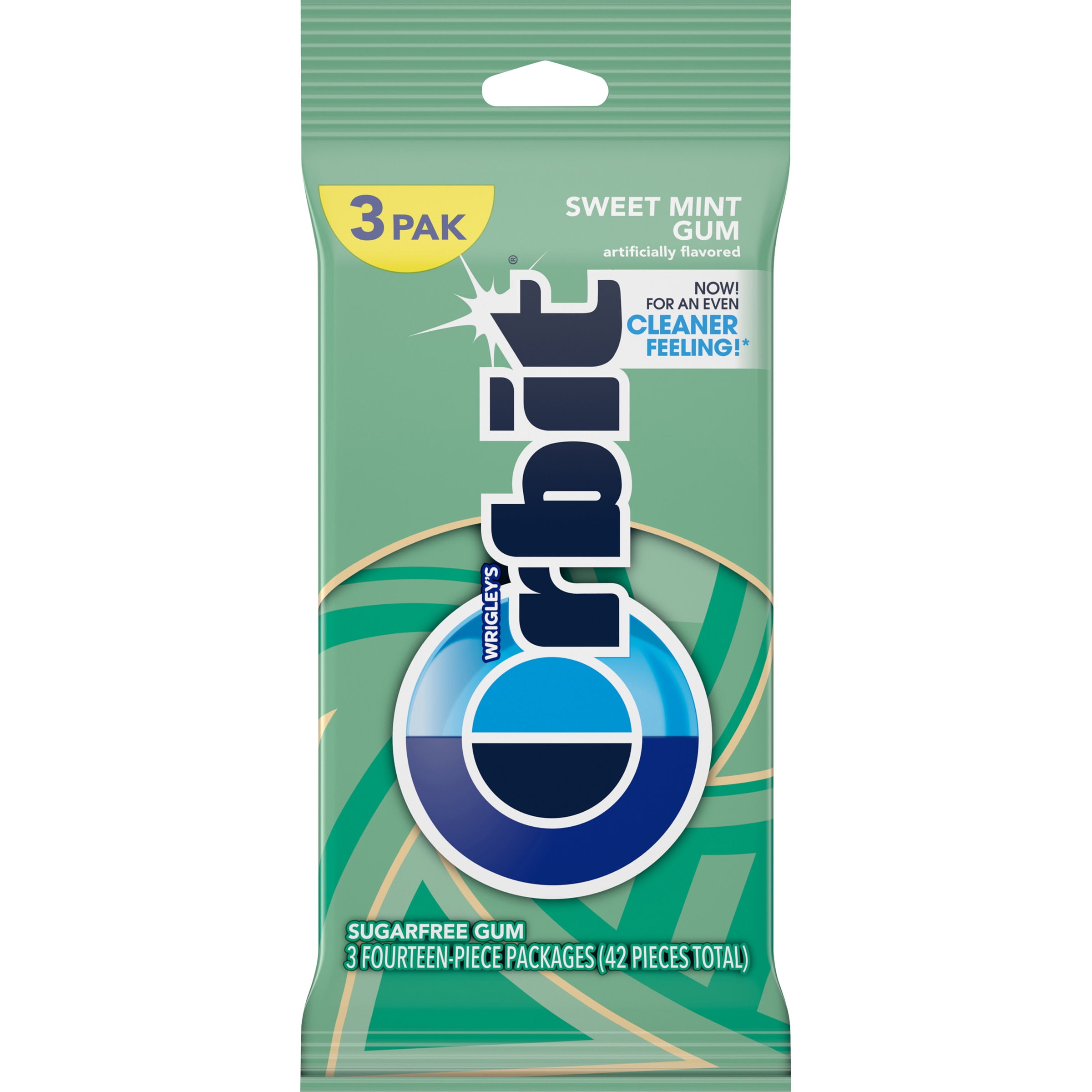 Orbit Sweet Mint Sugar Free Bulk Chewing Gum - 14 ct (3 Pack)