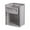 🍒 Gray_New#6970, variant on Folding Wall Mounted Kitchen Trash Can Large Capacity Hanging Garbage Bin for Cabinet and Bathroom