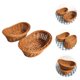 thumbnail image 3 of 2pcs cestas de plástico imitación rattan cestas tejidas de cocina Cestas de almacenamiento de cocina, 3 of 5