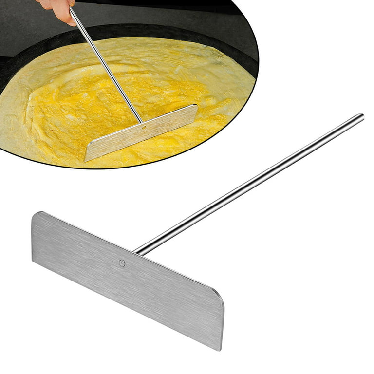 Wooden Rake Round Batter Pancake Crepe Spreader Stick Home Kitchen Tool Kit  DIY