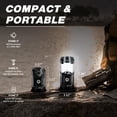 thumbnail image 6 of DIBMS 4-Pack Solar Camping Lantern, Collapsible LED Solar USB Rechargeable Lantern Flashlight Emergency Hanging Lights for Camping Hurricanes Power Outages Indoor Outdoor, 6 of 6