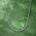 thumbnail image 4 of Ross-Simons 2mm Sterling Silver Rope-Chain Necklace, Women's, Adult, 4 of 6