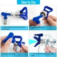 thumbnail image 7 of Pack of 14 Reversible Spray Paint Nozzle Tips,with Spray Gun Filters and Protective Seat,Airless Paint Sprayer Guns,Spray Paint Machine Parts,for House,Car,Hull Painting (211,315,417,515,517,623), 7 of 7